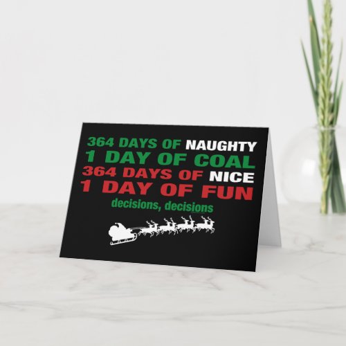 364 Days of Naughty Holiday Card