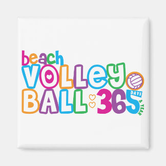365 Beach Volleyball Magnet