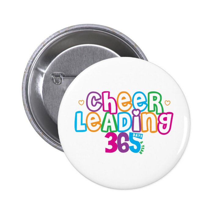 365 Cheerleading Pinback Buttons