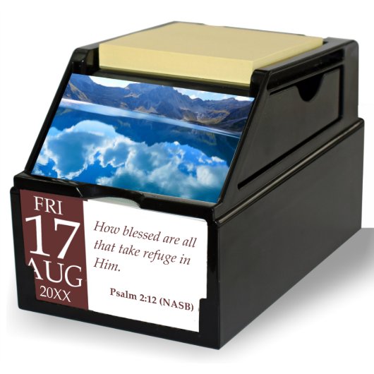 365 Daily Religious Faith Quotes Day Calendar (Front Right)