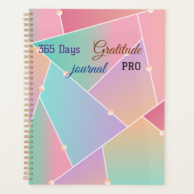 365 days of gratitude journaling challenge"Planner Planner (Front)
