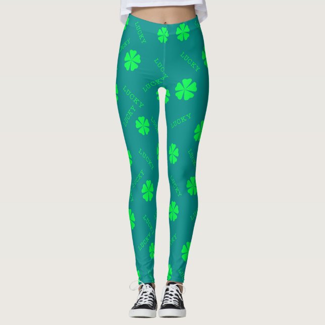 365 Days of Yoga. Day 31. Lucky. Leggings (Front)