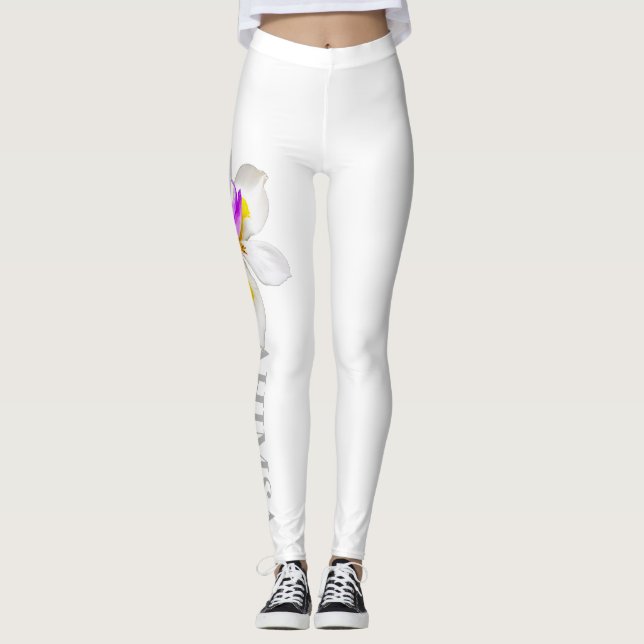 365 Days of Yoga. Day 41. Ahimsa. Leggings (Front)