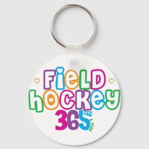 365 Field Hockey Keychain