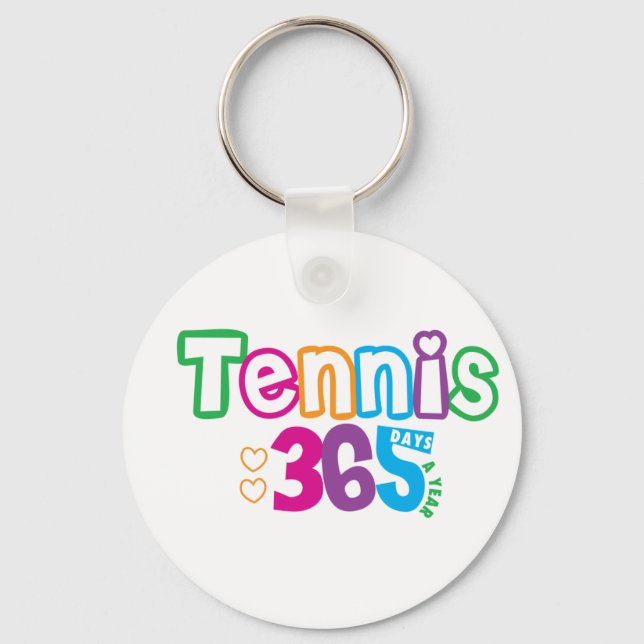 365 Tennis Keychain (Front)