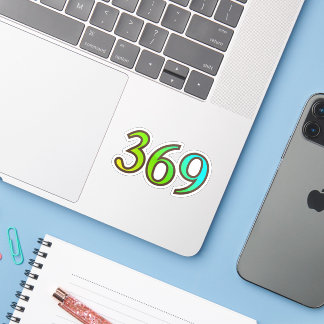 369 Angel Number Enlightenment Sticker