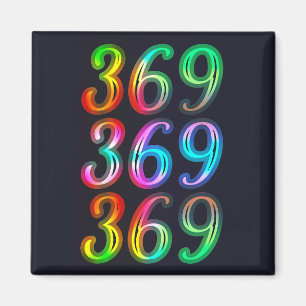 369 numbers magnet