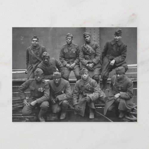 369th New York National Guard Harlem Hellfighters Postcard