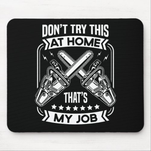 36Arborist for a Tree trimmer Mouse Pad