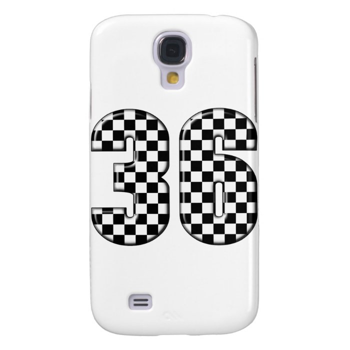 36 auto racing number samsung galaxy s4 cover