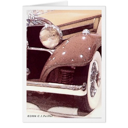 '36 Benz 1' Cards (Front)