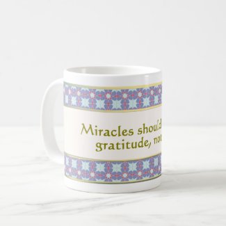 36. Inspire gratitude Miracle Mug