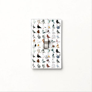 36 Pigeon Breeds Light Switch Cover