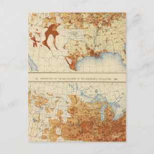 36 Roman Catholics, Methodists 1890 Postcard