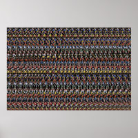 36"x24" "Soccer Star" 3D Poster by Magic Eye®