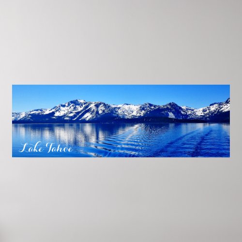 36 X 12 GORGEOUS LAKE TAHOE POSTER MATTE