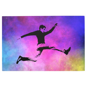 36'' x 24'' Cosmic Leap Metal Print