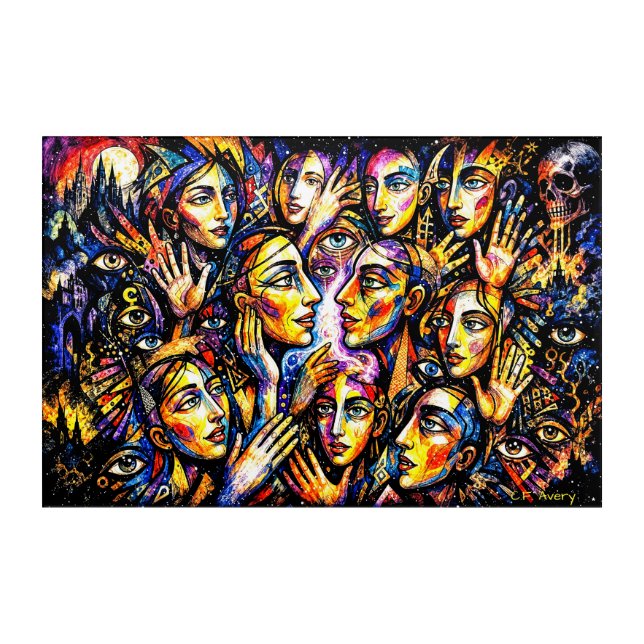 36 x 24 Echoes of the Forgotten Acrylic Print (Front)