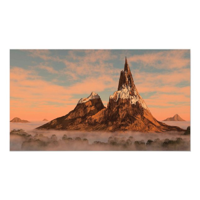 36" x 24" paper poster with "Devil's Talon" image (Front)