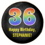 [ Thumbnail: 36th Birthday - Rainbow Spectrum Pattern Number 36 ]