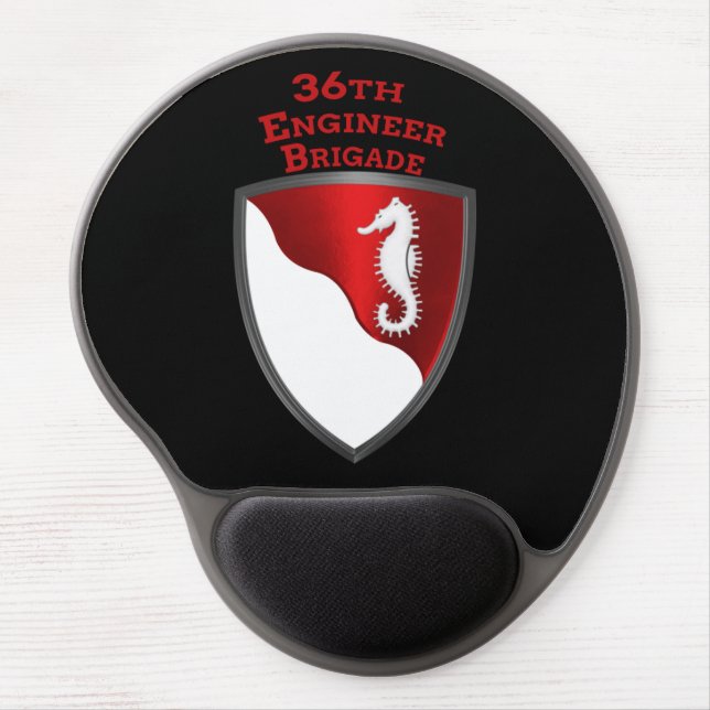 36th Engineer Brigade “Rugged”   Gel Mouse Pad (Front)