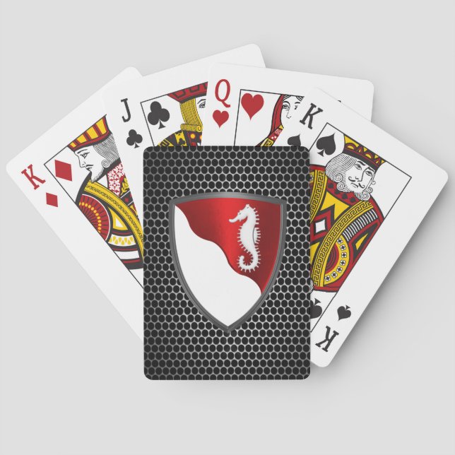 36th Engineer Brigade “Rugged” Poker Cards (Back)