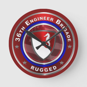 36th Engineer Brigade “Rugged” Round Clock