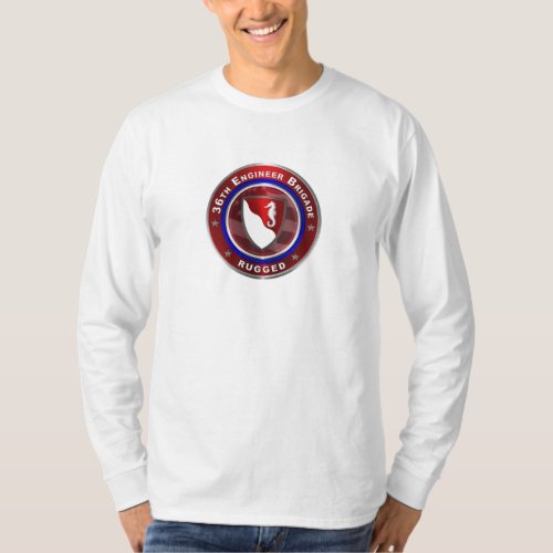 36th Engineer Brigade Rugged T_Shirt