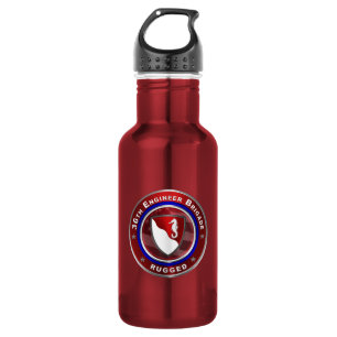 36th Engineer Brigade Stainless Steel Water Bottle