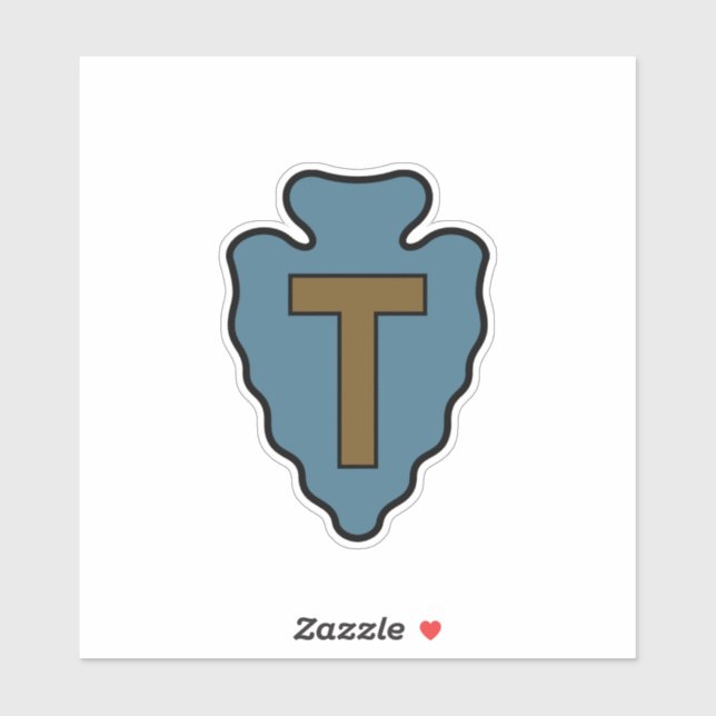 36th Infantry Division Badge Sticker (Sheet)