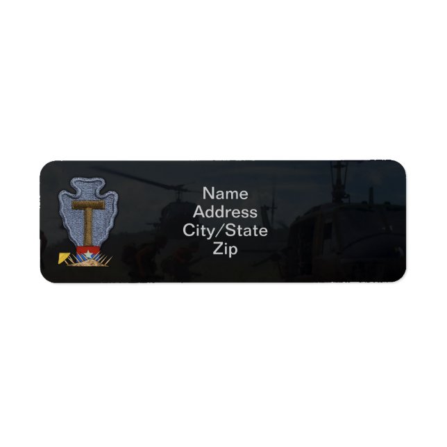 36th infantry division vietnam nam war patch label (Front)