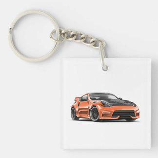 370z drawing on keychain for jdm car enthusiasts 