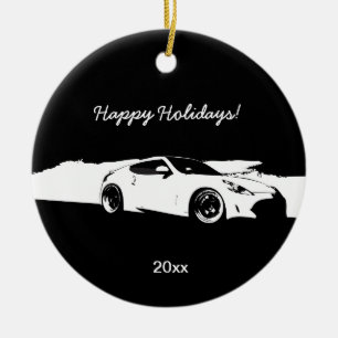 370Z rolling shot Christmas ornaments