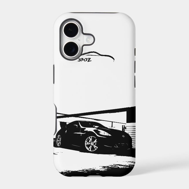 370Z Side View Iphone Case (Back)