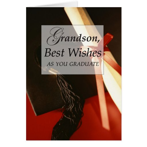 3732 Grandson Graduation Cards | Zazzle