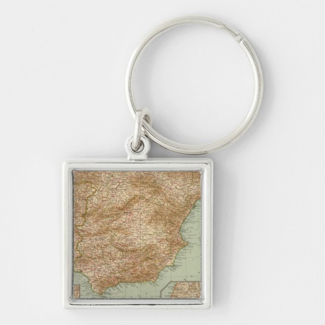 3738 Spain, Portugal Keychain (Front)
