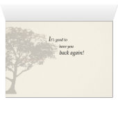 3748 Welcome Back Tree Sunset Cards (Inside Horizontal (Bottom))
