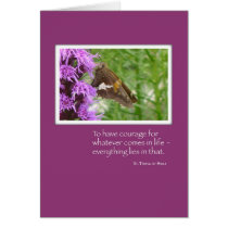 37798 Courage Butterfly on Flower