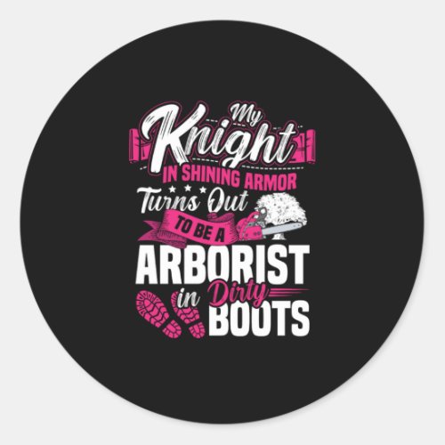 37Arborist for a Tree trimmer Classic Round Sticker