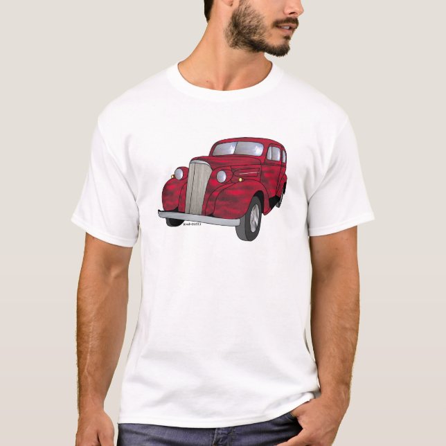 37 Chevrolet 2 Door Sedan T-Shirt (Front)