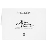 '37 Chevy in Bodie CA - Card (Back Horizontal)