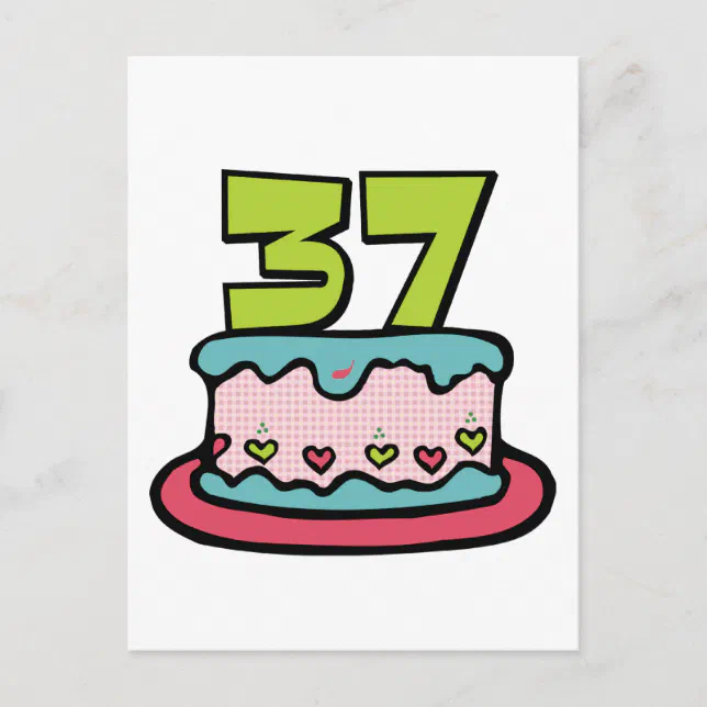 Amazon.com: Gold Glitter Happy 37th Birthday Cake Topper - 37 Sign Cake  Topper - Cheers to 37 Years Party Supplies - 37th Birthday Party Decoration  : Grocery & Gourmet Food