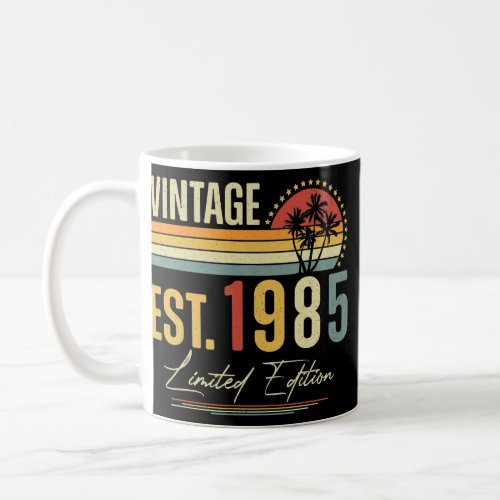 37 Year Old Gifts Vintage 1985 Limited Edition Coffee Mug