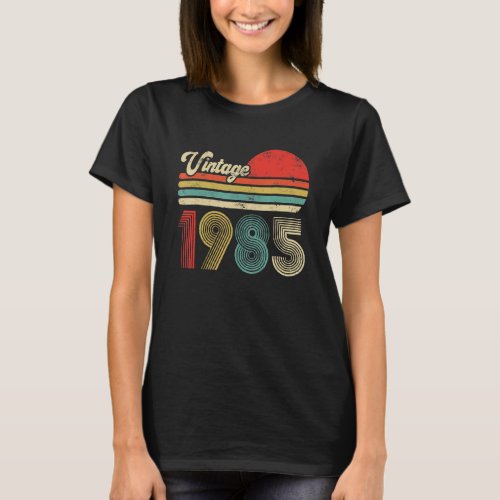 37 Year Old  Vintage 1985  37th Bday T_Shirt