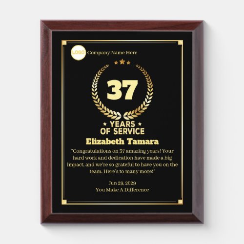 37 Years Employee Anniversary Appreciation Message