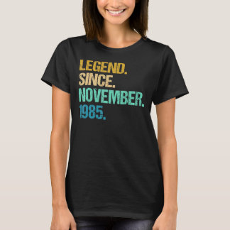 37 Years Old Awesome Since November 1985 37th Bir T-Shirt