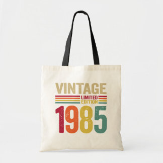 37 Years Old Gifts Vintage 1985 37th Birthday gift Tote Bag