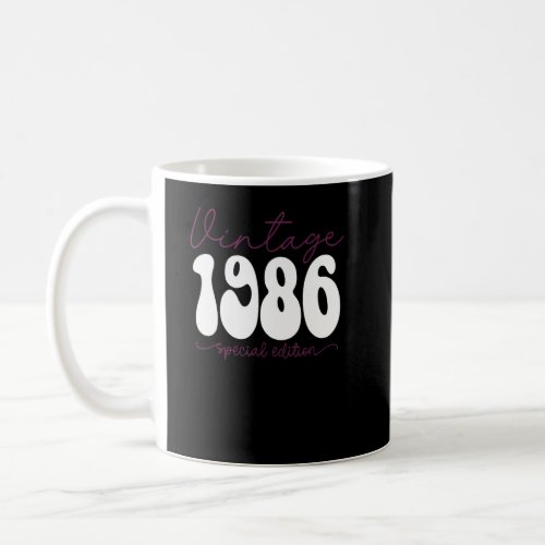37 Years Old Vintage 1986 37th Birthday Decoration Coffee Mug
