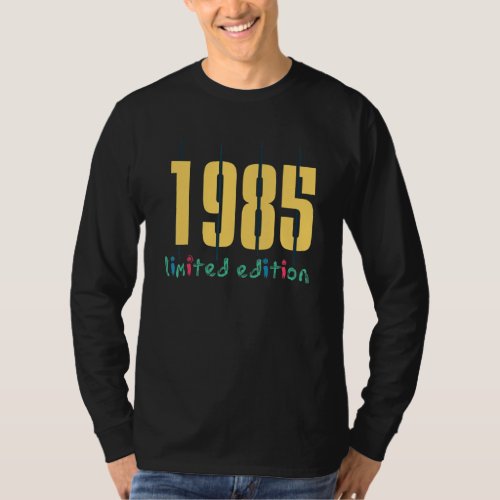 37th Birthday Ladies Mens 37 Years 1985   1 T_Shirt