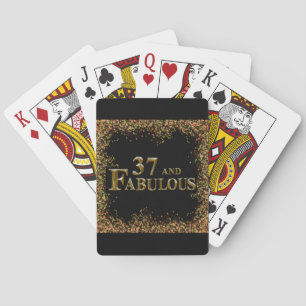 37th  Birthday  Poker Cards